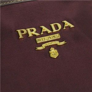 03プラダ/PRADA トートバッグ/TESSUTO BR3925 ダークパープル
