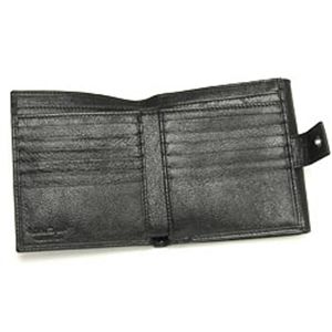Ferragamo（フェラガモ） Wホック財布 VARA NEVE 227658 355517 355517 ブラック 第2画像