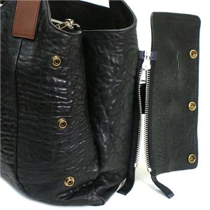 Celine(セリーヌ) トートバッグ MOTO SHRUNKEN 16478 SHOPPER 38NO ブラック