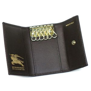 Burberry（バーバリー） キーケース 2AR202シャイニーネイヴィー 3650226 KEYCASE HYM 2070 ダークブラウン 第2画像