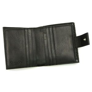 Christian Dior(クリスチャン ディオール) Wホック財布 ステータス S0025 M839 ダークグレー