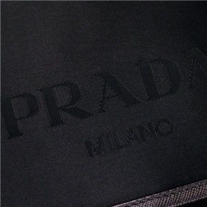 Prada（プラダ） ナナメガケバッグ TESSUTO BOW VA0770 F0892 ダークブラウン/ブラック