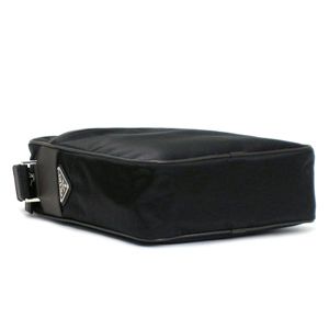 02プラダ/PRADA ショルダーバッグ TESSUTO BOW VA0795 F0892/ダークブラウン/ブラック