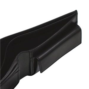 Gucci（グッチ） 二つ折り財布（小銭入れ付） GUILLOCHET 233078 GUILLOCHET 1000 ブラック 第3画像