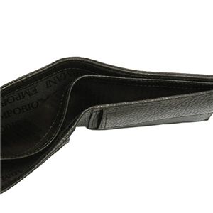 Emporio Armani（エンポリオ・アルマーニ） 二つ折り財布（小銭入れ付） YCD76 YEM122 80005 ブラウン 第3画像