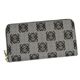 LoeweiGxj z ANAGRAM COATED CANVA 168.80.964 LARGE ZIP AROUND WALLET 1100 ubN