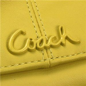 Coach（コーチ） 長財布 リストレット 42450 イエロー 第5画像