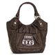 GUESS｜ゲス ショルダーバッグ NOUVELLE PH207226 SMALL TURIP TOTE｜ブラウン