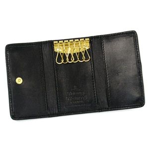 Vivienne Westwood（ヴィヴィアンウエストウッド） キーケース LEOPARD 720 ブラック/ブラウン 第2画像