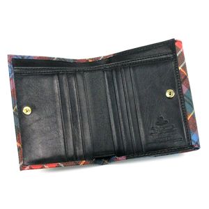 Vivienne Westwood（ヴィヴィアンウエストウッド） Wホック財布 DERBY 737 キャメルLEDONIA 第2画像