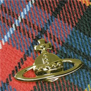 Vivienne Westwood（ヴィヴィアンウエストウッド） Wホック財布 DERBY 737 キャメルLEDONIA 第5画像
