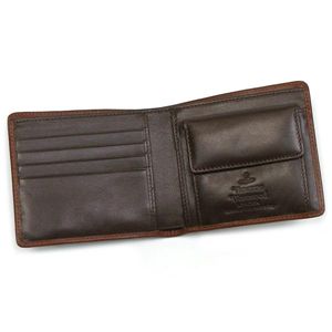 Vivienne Westwood（ヴィヴィアンウエストウッド） 二つ折り財布（小銭入れ付） STONEAGE 730 ベージュ 第2画像