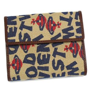 Vivienne Westwood（ヴィヴィアンウエストウッド） Wホック財布 STONEAGE 737 ベージュ 第3画像