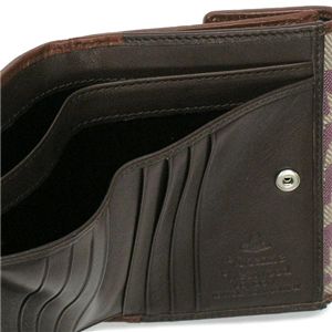 Vivienne Westwood（ヴィヴィアンウエストウッド） Wホック財布 STONEAGE 737 カーキー 第4画像
