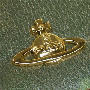 Vivienne Westwood（ヴィヴィアンウエストウッド） 二つ折りL字ファスナー財布 EBURY 2232 レッド/ブラウン 第4画像