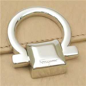 Ferragamo（フェラガモ） Wホック財布 G.MEDITERRANEO VITEL 22A373 421561 ベージュ 第5画像