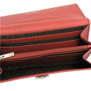 Ferragamo（フェラガモ） 長財布 GANCINI ICONA VITELL 22A437 410982 レッド 第3画像