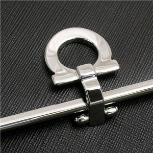 Ferragamo（フェラガモ） Wホック財布 GANCINI ICONA VITELL 224639 273833 ブラック 第5画像