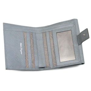 Ferragamo（フェラガモ） Wホック財布 GANCINI ICONA VITELL 224639 426607 ライトグレー 第2画像