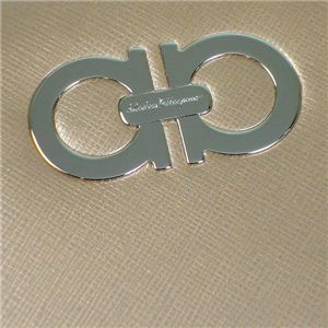 Ferragamo（フェラガモ） 長財布 GANCINI ICONA VITELL 227125 433273 ブロンズ 第3画像