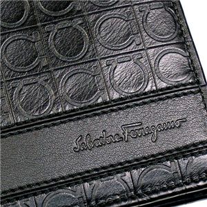 Ferragamo（フェラガモ） カードケース GAMMA 668736 433525 ブラック 第3画像
