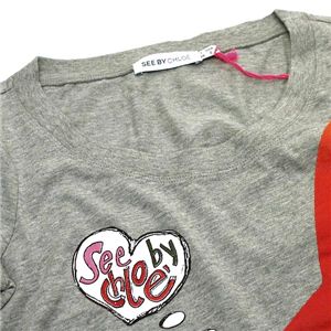 SEE BY CHLOE（シーバイクロエ） Tシャツ 487409 C022 グレー 38 第3画像