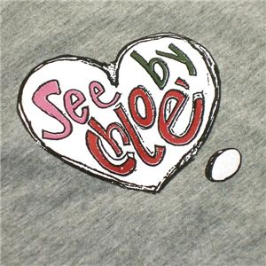 SEE BY CHLOE（シーバイクロエ） Tシャツ 487409 C022 グレー 38 第4画像