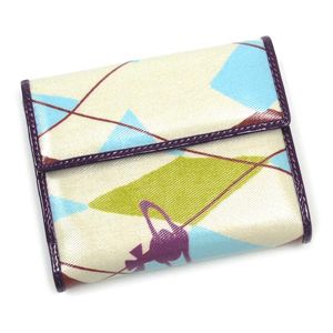 Vivienne Westwood（ヴィヴィアンウエストウッド） Wホック財布 NEW HARLEQUIN 737 パープル 第3画像