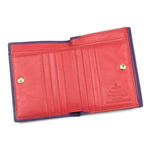 Vivienne Westwood（ヴィヴィアンウエストウッド） Wホック財布 NAPPA 737 バイオレット 第2画像