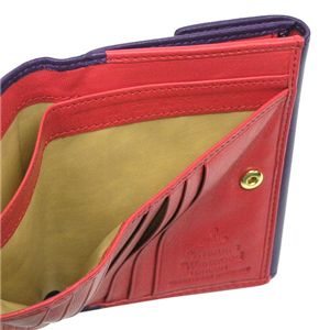 Vivienne Westwood（ヴィヴィアンウエストウッド） Wホック財布 NAPPA 737 バイオレット 第4画像