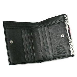 Vivienne Westwood（ヴィヴィアンウエストウッド） Wホック財布 COBRA 737 ブラック 第2画像