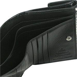 Vivienne Westwood（ヴィヴィアンウエストウッド） Wホック財布 COBRA 737 ブラック 第4画像