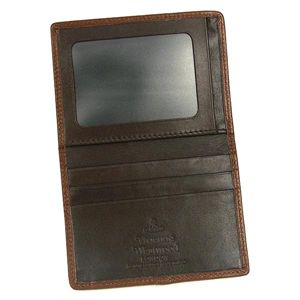Vivienne Westwood（ヴィヴィアンウエストウッド） 定期入れ STONEAGE 724 オレンジ 第2画像