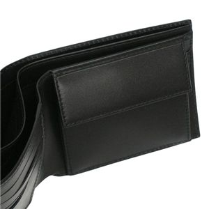 Christian Dior(クリスチャン ディオール) 二つ折り財布(小銭入れ付) DIOR HOMME 2DLBC001TEN WALLET WITH COIN PURSE 968 ブラック/グレー