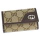 Gucci（グッチ） キーケース MEN NEW BRITT 181680 BASIC KEY-CASE 9569 ベージュ/ダークブラウン