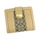 Coach（コーチ） Wホック財布 ERGO LEATHER 41126 COH ERG PEB LTH N FR PUR BBBKH ベージュ