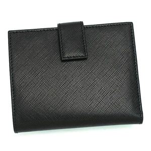 02フェラガモ/Ferragamo Wホック財布 VARA ICONA 22A951 434071/ブラック