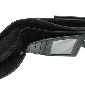03フェラガモ/Ferragamo Wホック財布 VARA ICONA 22A951 434071/ブラック