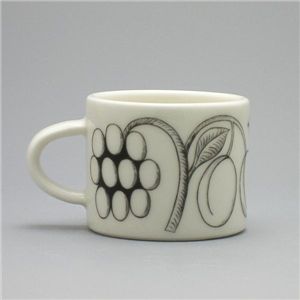 ARABIA(アラビア) カップ ブラックパラティッシュ 066686 1 CUP EXPRESSO 7CL AR ブラック