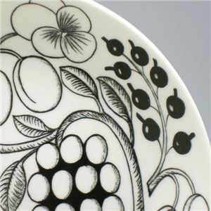 ARABIA(アラビア) プレート ブラックパラティッシュ 066716 PLATE 21cm PARATIISI ブラック