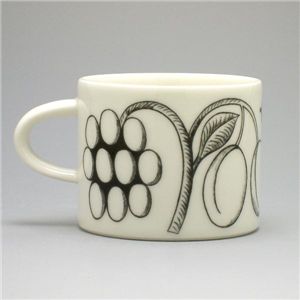 ARABIA(アラビア) カップ ブラックパラティッシュ 066747 CUP COFFEE 18CL PARATIISI ブラック