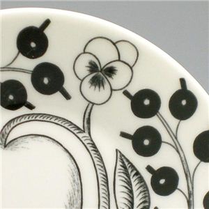 ARABIA(アラビア) ソーサー ブラックパラティッシュ 066754 SAUCER 14cm PARATIISI ブラック