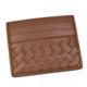 BOTTEGA VENETA(ボッテガベネタ) カードケース P.FOGLIO INTRECCIATO 162150 6308 キャメル/ブラウン H8×W10