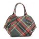 Vivienne Westwood(ヴィヴィアンウエストウッド) ハンドバッグ DERBY 4810  レッド/ブラウン H20(C)×W30×D10 【ブランド7sale】2月8日15時まで限定値下げ