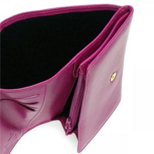 Vivienne Westwood(ヴィヴィアンウエストウッド) 二つ折り財布(小銭入れ付) NAPPA 746V ピンク H9.5×W13.5×D2.5
