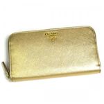 Prada�ʥץ���� Ĺ���� SAFFIANO METAL ORO 1M0506 F0276 PLATINUM H10.5��W19��D2