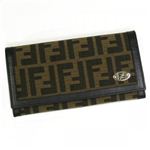 Fendi(フェンディ) 長財布 ZUCCA JACQUARD 8M0220 F0MR5 ダークブラウン H9×W18.5×D2