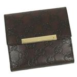 Gucci（グッチ） 二つ折り財布（小銭入れ付） METAL BAR 112664 2019 ダークブラウン 【ブランド7sale】10月19日15時まで限定値下げ 1個限りの詳細ページへ
