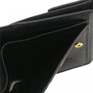 Vivienne Westwood（ヴィヴィアンウエストウッド） Wホック財布 NAPPA CALF 737V ブラック/ゴールド H12×W10×D2