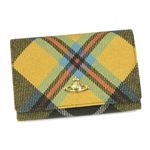 Vivienne Westwood（ヴィヴィアンウエストウッド） 2ツオリL字ファスナー DERBY 2232V イエロー H10×W14.5×D3.5